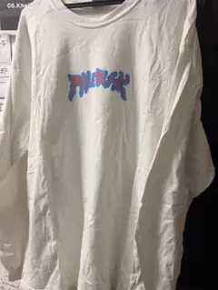 Paledusk ロゴ入りホワイトTシャツ