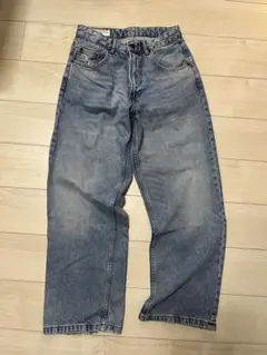 ZARA バギーデニム　ライトブルー