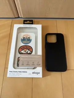 elago iPhone 16 Pro ケース MagSafe 対応 レザー　黒