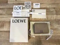 LOEWE 三つ折り財布 ロエベ 財布 アナグラム トライフォールド ウォレット
