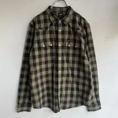 Lee ウエスタンシャツ チェックシャツ ボックスチェック アメカジ 古着 リー