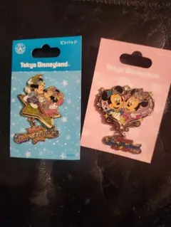 Tokyo Disneyland ピンバッジ 2点セット