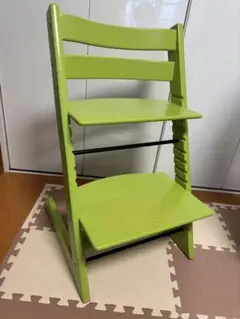 こ*9様 ビヨンドジュニア ハイチェア キッズチェア グリーン オリーブ