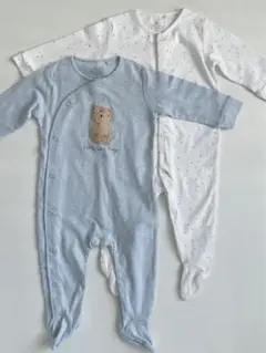 next 足付きロンパース 6-9か月 2点セット