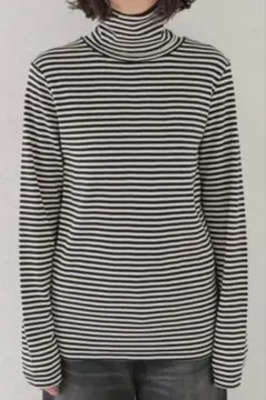 ジャーナルスタンダード　ボーダープルオーバー　ハイネック