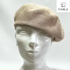 【新品】CA4LA カシラ日本製涼しい天然素材リネン混アースカラーメッシュベレー