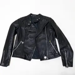ダブルライダース レザージャケット MOTO CUIR Sサイズ