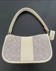 コーチ スウィンガー 20 シグネチャー ジャガード ハンドバッグ　coach