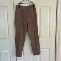 UNIQLO チェック柄 スラックス パンツ