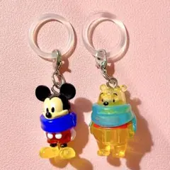 ディズニー めじるしアクセサリー winter ミッキー プーさん