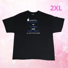 GILDAN　Tシャツ　2XL　ビンテージ　古着　ブラック　アメカジのサムネイル