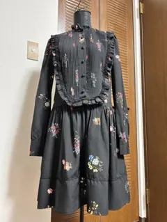 ERDEM × H&M 長袖花柄ワンピース