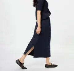 ユニクロ　ドライスウェットナローマキシスカート　Mサイズ　標準丈８０ｃｍ