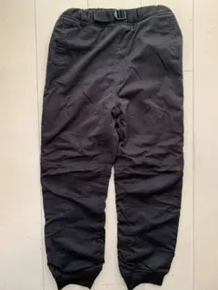 GUブラック ロングパンツ 裏起毛140cm