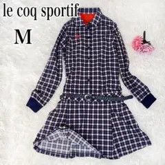 【美品】ルコックスポルティフ　M ゴルフウェア ワンピース