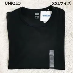 UNIQLO ユニクロ ウルトラストレッチ エアリズム Tシャツ 黒 XXLのサムネイル