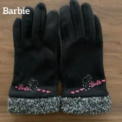 Barbie 手袋　黒　ジュニア　レディースのサムネイル