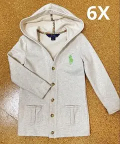 ☆美品☆ フード付きカーディガン 125cm ラルフローレン