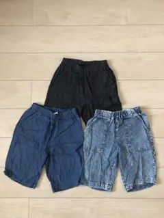 Right-on MPS デニム　ショート　パンツ　キッズ　3枚セット　130