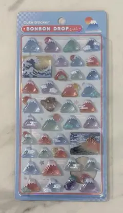 【正規品】 ボンボンドロップシール 和柄 富士山