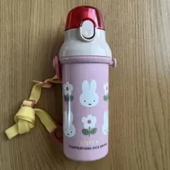 Miffy 子ども用水筒 ピンク プラスチック 花柄のサムネイル