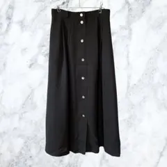 13307 日本製 ロートレアモン BECAUSE ロングスカート M 前ボタン