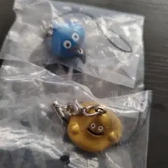 ドラゴンクエスト　つなげてモンスターマスコット　スライム　はぐれメタル　ゴールド