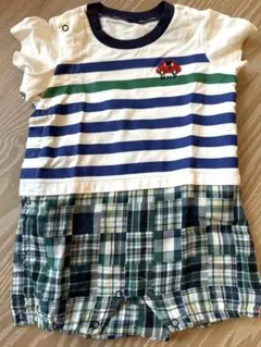 ミキハウスファースト　ロンパース70cm