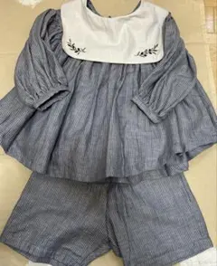 ハンドメイド　セットアップ　ベビー　90cm