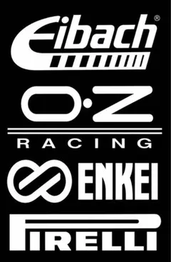 Eibach OZ Racing ENKEI PIRELLI ステッカー