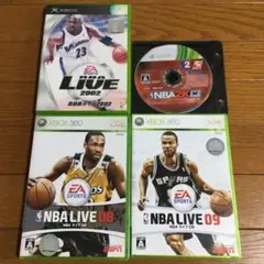 バスケゲーム4本セットNBA ライブ 08 09 / NBA 2K 13