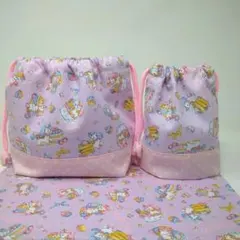 お弁当3点セット　ハンドメイド　スイーツベビーユニコーン