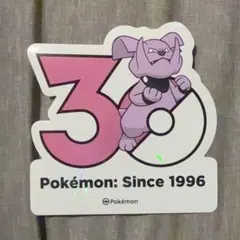 韓国限定　ポケモン　メガフェスタ　30周年　ランダムステッカー グランブルのサムネイル