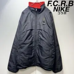 希少 FCRB NIKE リバーシブル ボア 刺繍ロゴ ナイロンジャケット M