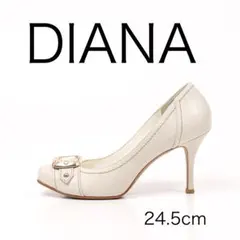 H3668-e2◾️ダイアナ　ゴールドバックル　スクエアトゥ　パンプス