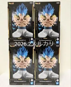 ドラゴンボール超　グランディスタ　　　ゴジータⅡ ４体セット　Grandista