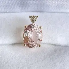 新品 モルガナイト ダイヤモンド ネックレス 1.12ct プラチナ - メルカリ
