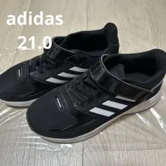 adidas キッズシューズ　21.0 ブラック