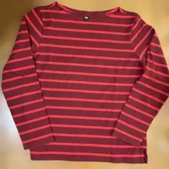 00s old uniqlo ボーダー ロンT レッド y2k