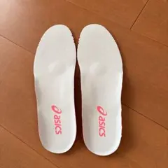 asics インソール ホワイト/レッド