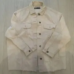 【値下げ】ZARA コーデュロイジャケット クリーム色