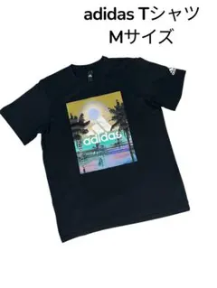 adidas Tシャツ Mサイズ ロゴ コットン100% メンズ シンプル
