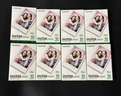 Fujifilm instax mini 10枚入り チェキフィルム 8箱