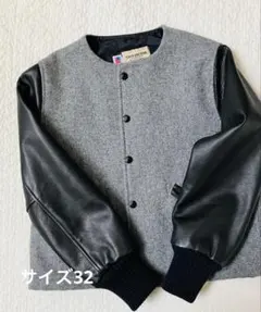 スクーカム　SKOOKUM ジャケット　レザー　バイカラー　USA