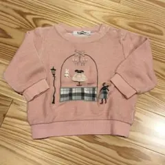 【たまさん専用】ファミリア　トレーナー　ピンク　80