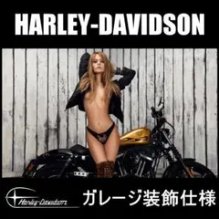 ★ガレージ装飾仕様★ハーレーダビットソン フラッグ HG152 HARLEYのサムネイル