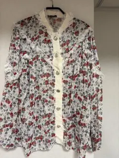 sister jane 花柄　シフォンブラウス M