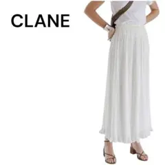 B77 CLANE クラネ　ドットジャガードプリーツスカート　美品 サイズ1