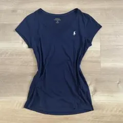 Polo Ralph Lauren ネイビー Vネック Tシャツ Sのサムネイル