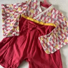 ベビー袴ロンパース 80サイズ　女の子